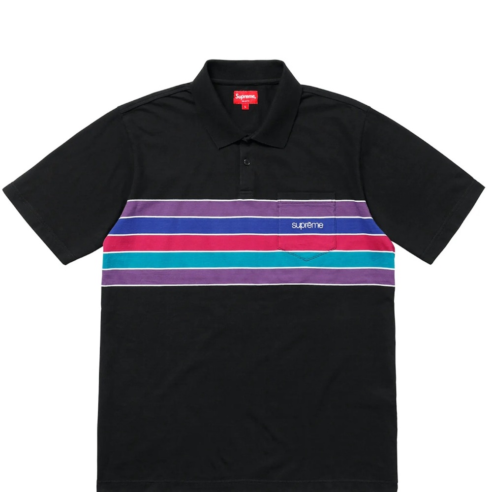 Supreme Chest Stripes Polo